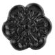 Black Alyssum Flower Iron Cabinet Knob